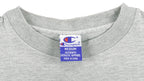 Champion - Grey Big Spell-Out Deadstock T-Shirt 1990s Medium Vintage Retro