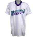 MLB (Russell Athletic) - Arizona Diamondbacks Spell-Out T-Shirt 1997 X-Large Vintage Retro Baseball