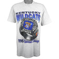 NCAA - Kentucky Wildcats Spell-Out T-Shirt 1996 X-Large Vintage Retro Football College