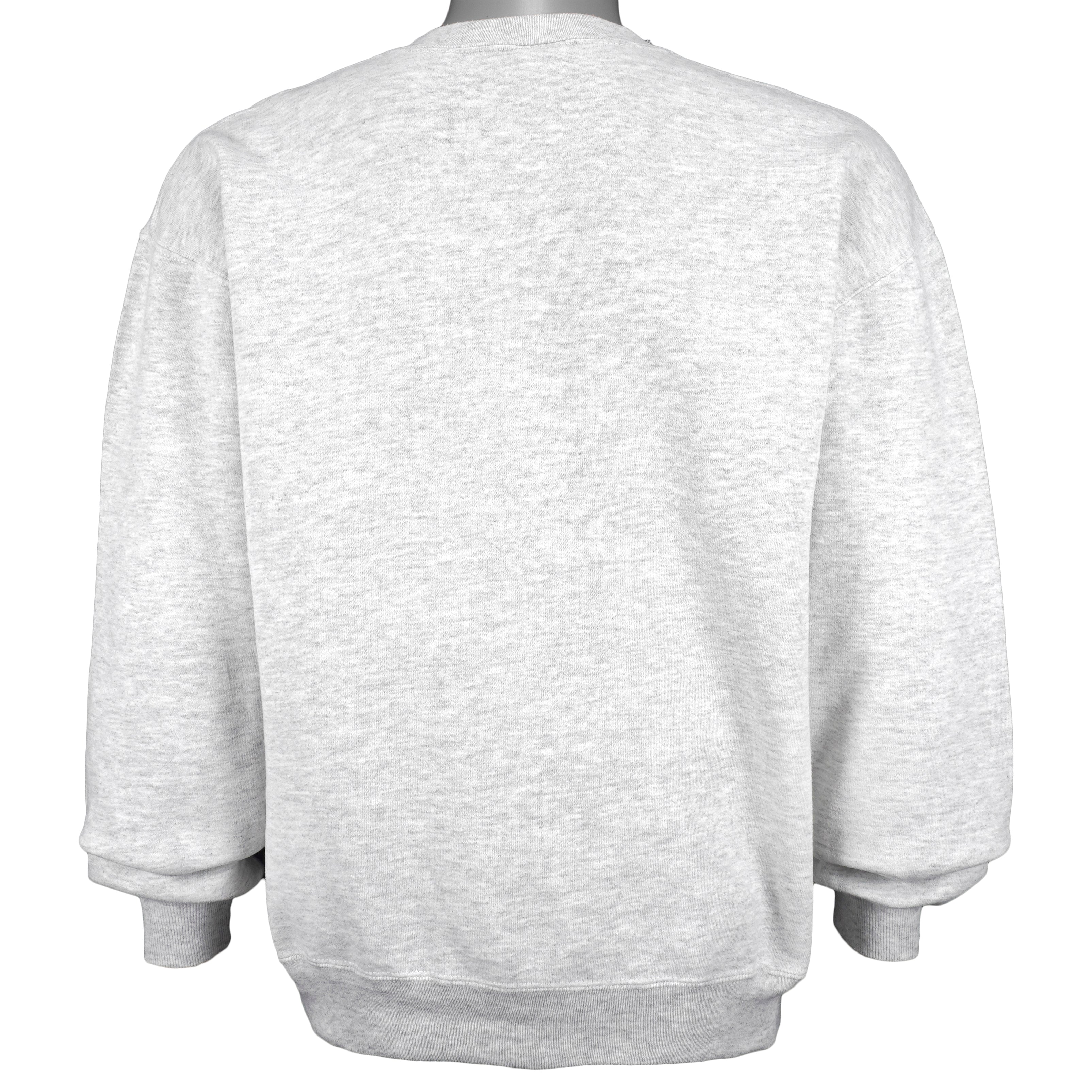 NHL (Russell Athletic) - Detroit Red Wings Crew Neck Sweatshirt 1990s Large Vintage Retro Hockey