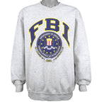 Vintage (Gildan) - FBI Crew Neck Sweatshirt 1990s Large Vintage Retro