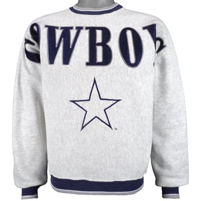NFL (Legend) - Dallas Cowboys Big Spell-Out Sweatshirt 1990s Large