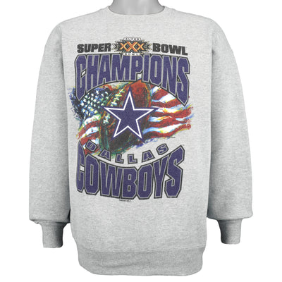 Starter - Dallas Cowboys Crew Neck Sweatshirt 1996 Medium