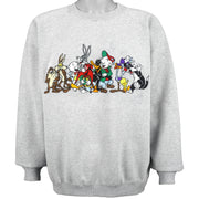 Looney Tunes (Acme Clothing) - Looney Characters Crew Neck Sweatshirt 1990s X-Large Vintage Retro