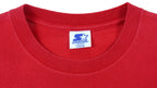 Starter - Wisconsin Badgers Spell-Out T-Shirt 1990s Large Vintage Retro Football College