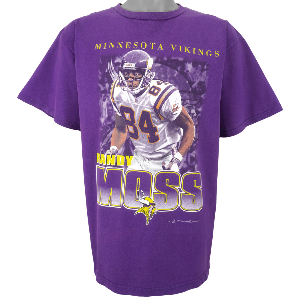 NFL (Sport Attack) - Minnesota Vikings Spell-Out T-Shirt 1999 X-Large Vintage Retro Football