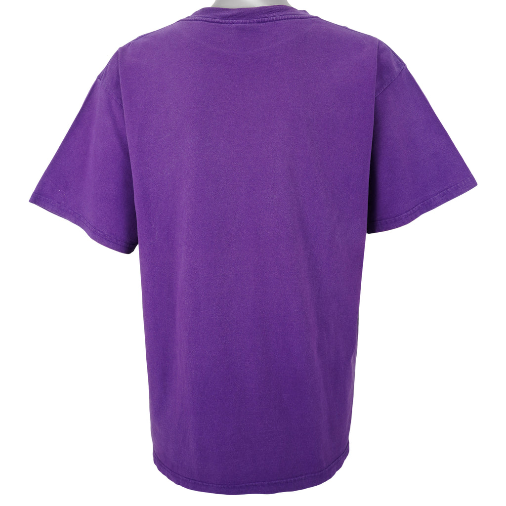 NFL (Sport Attack) - Minnesota Vikings Spell-Out T-Shirt 1999 X-Large Vintage Retro Football