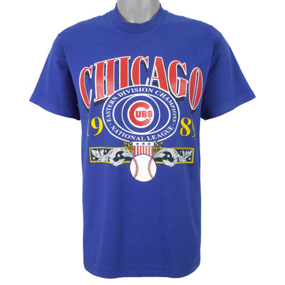 MLB (Logo 7) -  Chicago Cubs Spell-Out T-Shirt 1999 Large