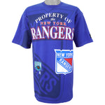 Starter - New York Rangers Spell-Out T-Shirt 1990s Large