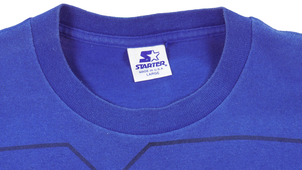 Starter - New York Rangers Spell-Out T-Shirt 1990s Large Vintage Retro Hockey