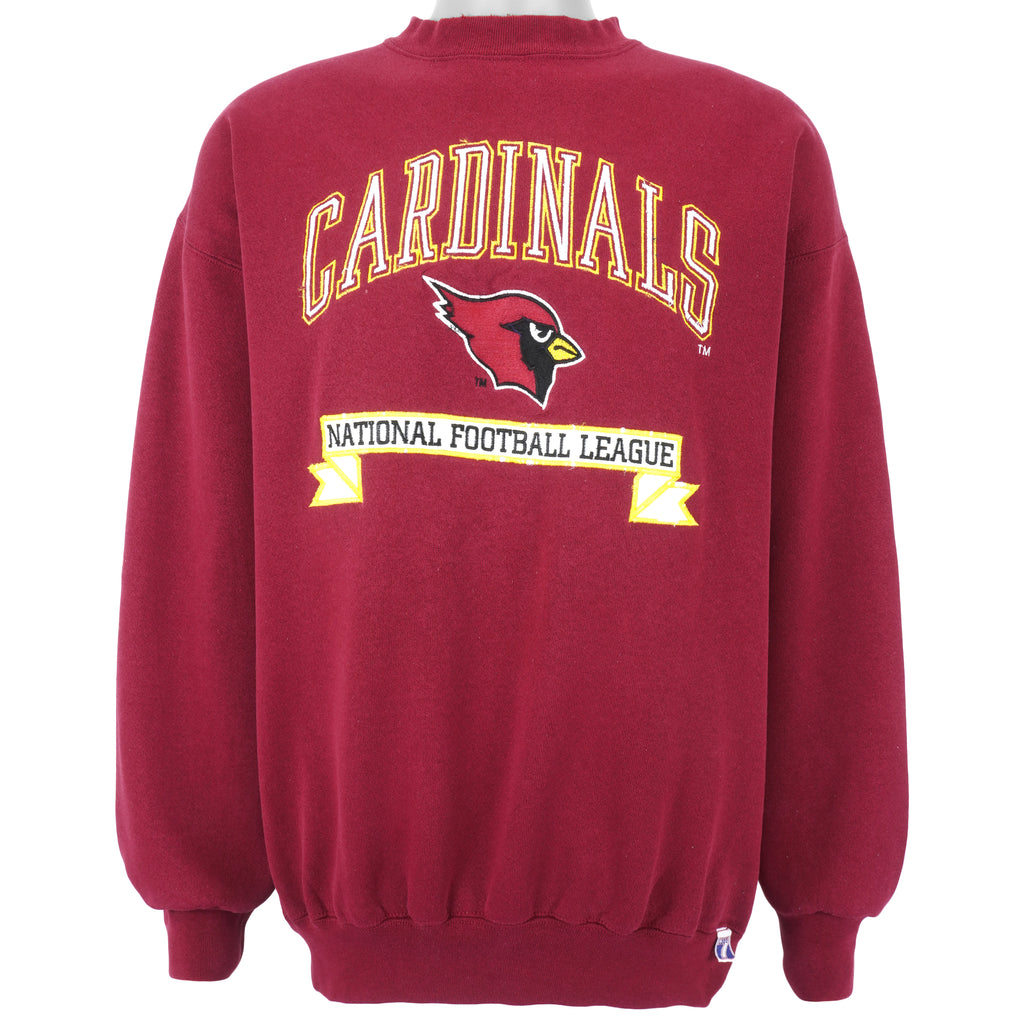 NFL (Logo 7) - Louisville Cardinals Crew Neck Sweatshirt 1990s X-Large Vintage Retro Football