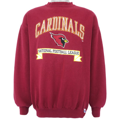 NFL (Logo 7) - Louisville Cardinals Crew Neck Sweatshirt 1990s X-Large