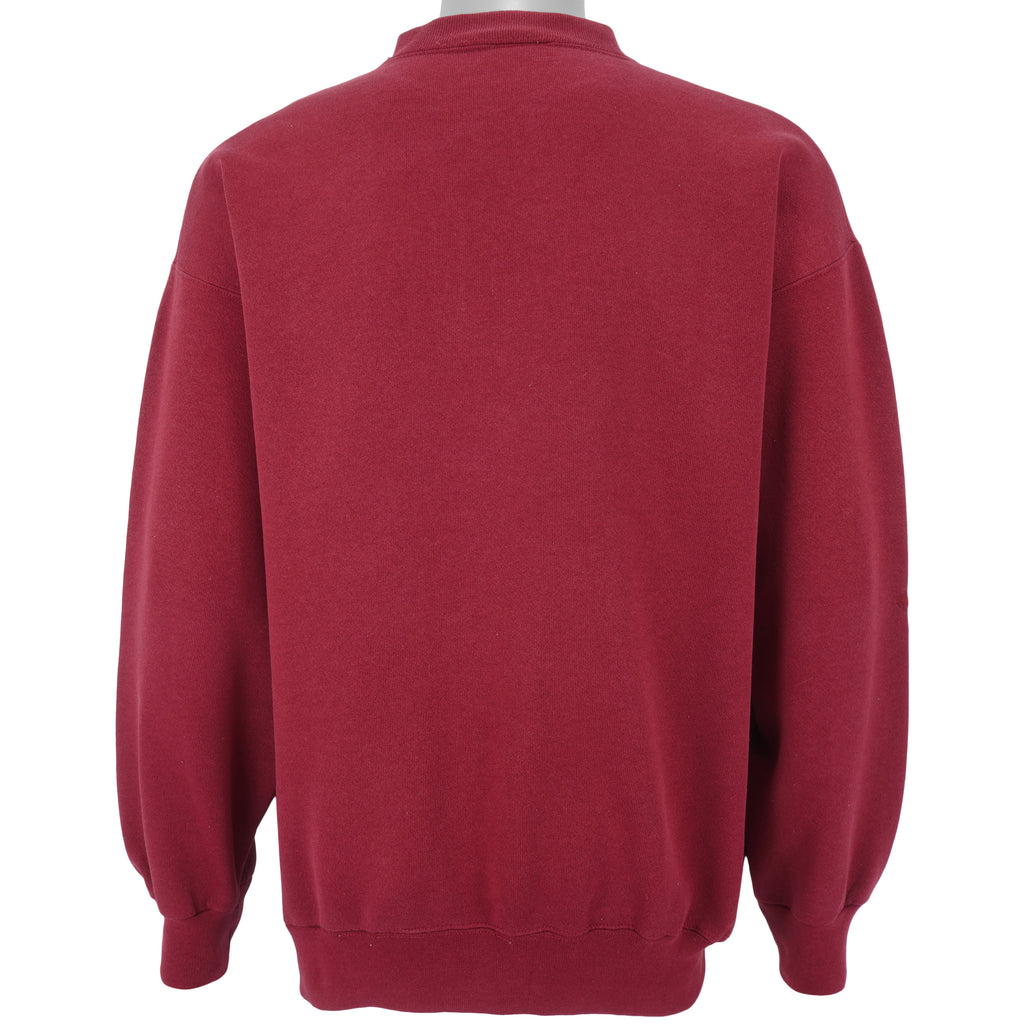 NFL (Logo 7) - Louisville Cardinals Crew Neck Sweatshirt 1990s X-Large Vintage Retro Football