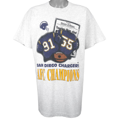 NFL - San Diego Chargers Spell-Out T-Shirt 1994 X-Large