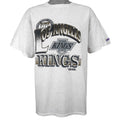 NHL - Los Angeles Kings Spell-Out T-Shirt 1992 X-Large Vintage Retro Hockey