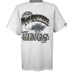 NHL - Los Angeles Kings Spell-Out T-Shirt 1992 X-Large Vintage Retro Hockey