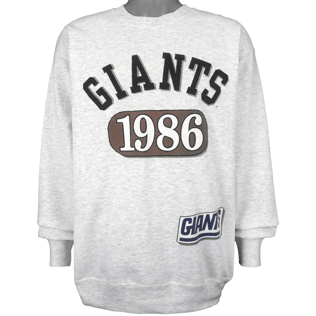 NFL (Long Gone) - Giants, Super Bowl 1986 Champs Crew Neck Sweatshirt 1992 X-Large Vintage Retro Football