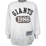 NFL (Long Gone) - Giants, Super Bowl 1986 Champs Crew Neck Sweatshirt 1992 X-Large Vintage Retro Football