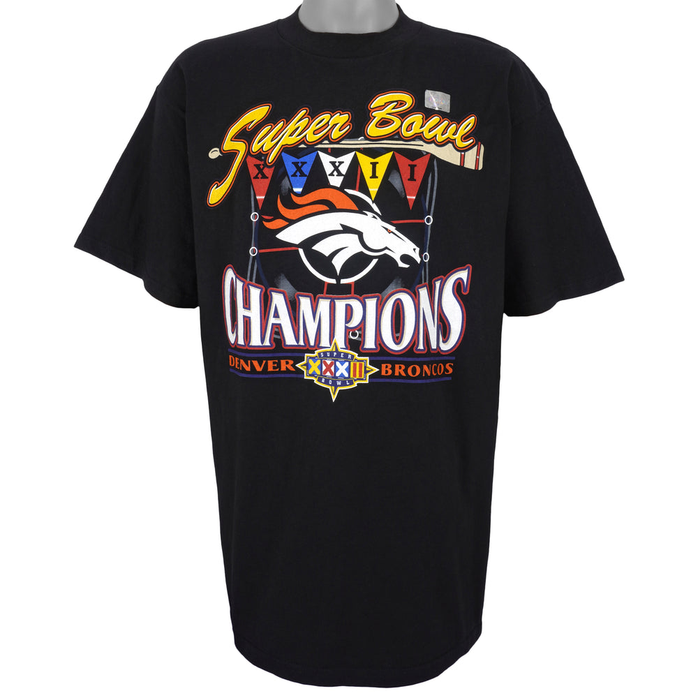 NFL (Logo 7) - Denver Broncos Deadstock T-Shirt 1998 X-Large Vintage Retro Football