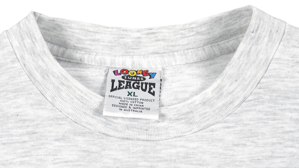 Vintage (Looney Tunes) - Grey Australian RL T-Shirt 1990s X-Large Vintage Retro