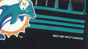 Starter - Miami Dolphins Spell-Out T-Shirt 1997 Medium Vintage Retro Football
