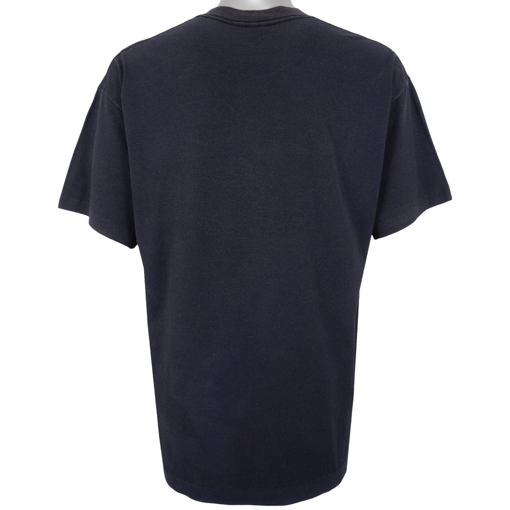 NFL (Trench) - Los Angeles Rams Spell-Out T-Shirt 1990s X-Large Vintage Retro Football