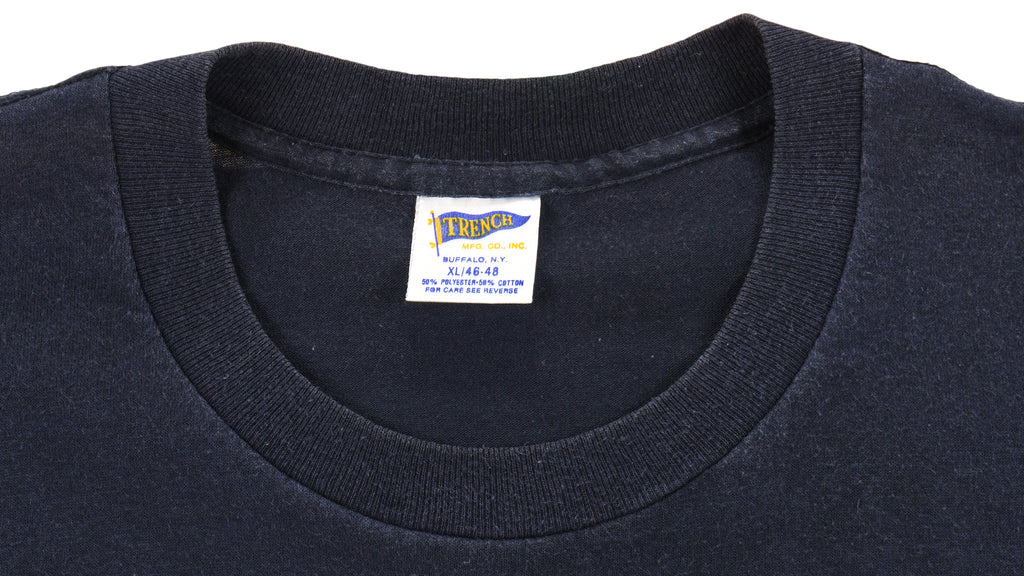 NFL (Trench) - Los Angeles Rams Spell-Out T-Shirt 1990s X-Large Vintage Retro Football