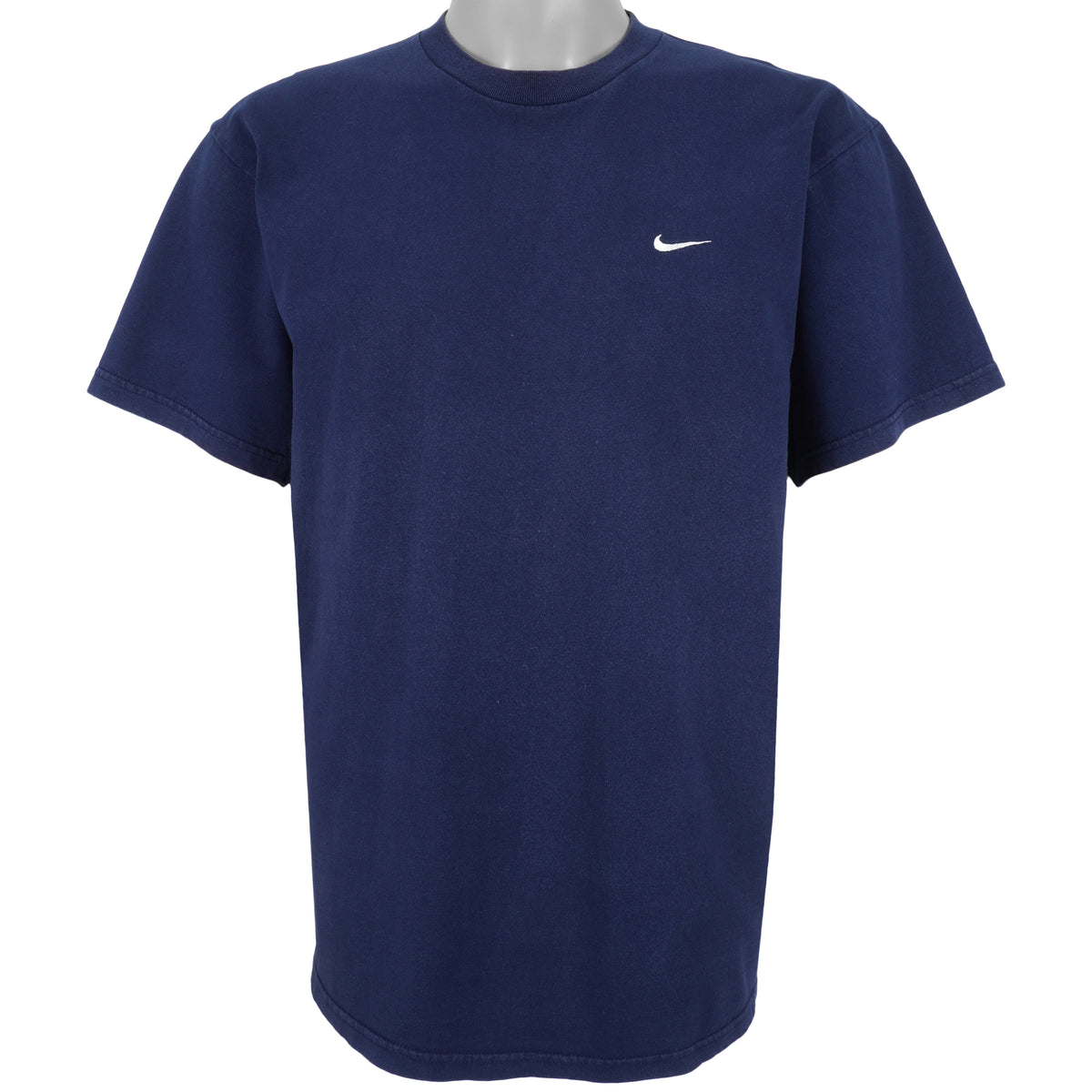 Nike - Blue Classic T-Shirt 1990s Medium Vintage Retro