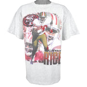 NFL (Salem) - 49ers, Jerry Rice 127 Touchdowns and Counting T-Shirt 1994 Large Vintage Retro Football
