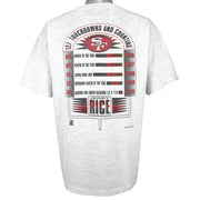 NFL (Salem) - 49ers, Jerry Rice 127 Touchdowns and Counting T-Shirt 1994 Large Vintage Retro Football