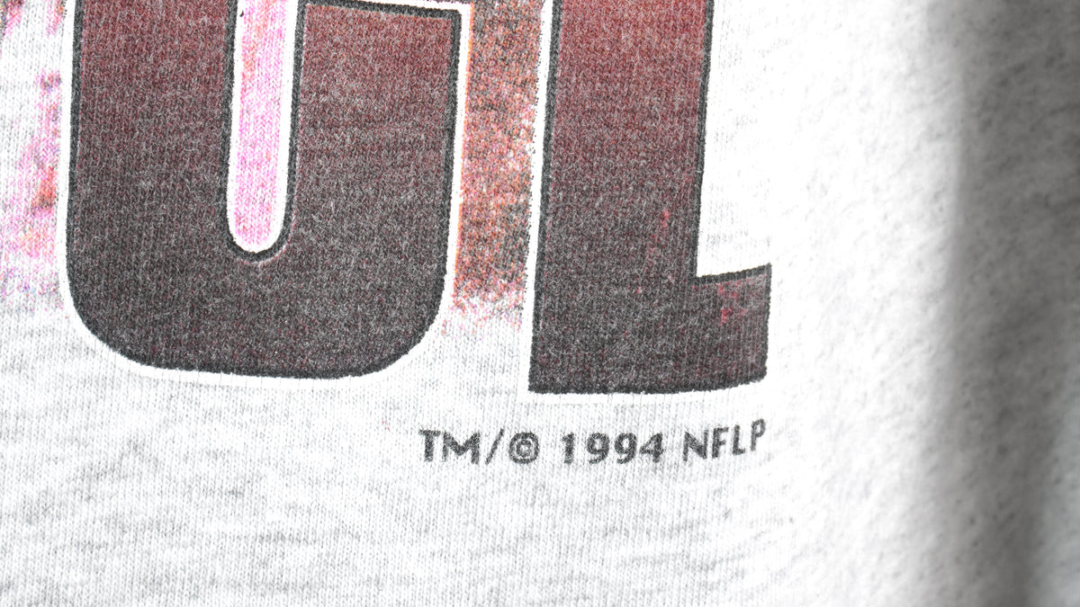 NFL (Salem) - 49ers, Jerry Rice 127 Touchdowns and Counting T-Shirt 1994 Large Vintage Retro Football