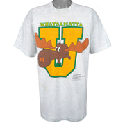 Vintage - Whatsamatter U, Bullwinkle J. Moose T-Shirt 1990s X-Large Vintage Retro
