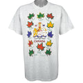Vintage (Bulletin) - Provinces of Canada Maple Leafs Spell-Out T-Shirt 1990s Large Vintage Retro