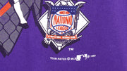 MLB (Team Rated) - Colorado Rockies Spell-Out T-Shirt 1993 X-Large Vintage Retro Baseball
