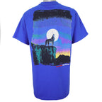 Vintage - Blue Marlboro Unlimited Spell-Out T-Shirt 1990s Large Vintage Retro