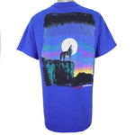 Vintage - Blue Marlboro Unlimited Spell-Out T-Shirt 1990s Large Vintage Retro