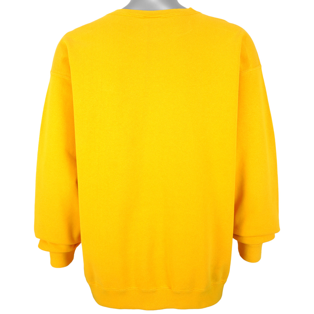 Nike - Yellow Classic Crew Neck Sweatshirt 1990s Large Vintage Retro
