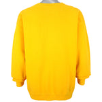Nike - Yellow Classic Crew Neck Sweatshirt 1990s Large Vintage Retro