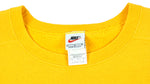 Nike - Yellow Classic Crew Neck Sweatshirt 1990s Large Vintage Retro
