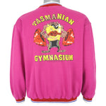 Looney Tunes - Tasmanian Gymnasium Spell-Out Sweatshirt 1990 Large Vintage Retro
