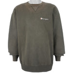 Champion - Dark Grey Classic Crew Neck Sweatshirt 1990s XX-Large Vintage Retro