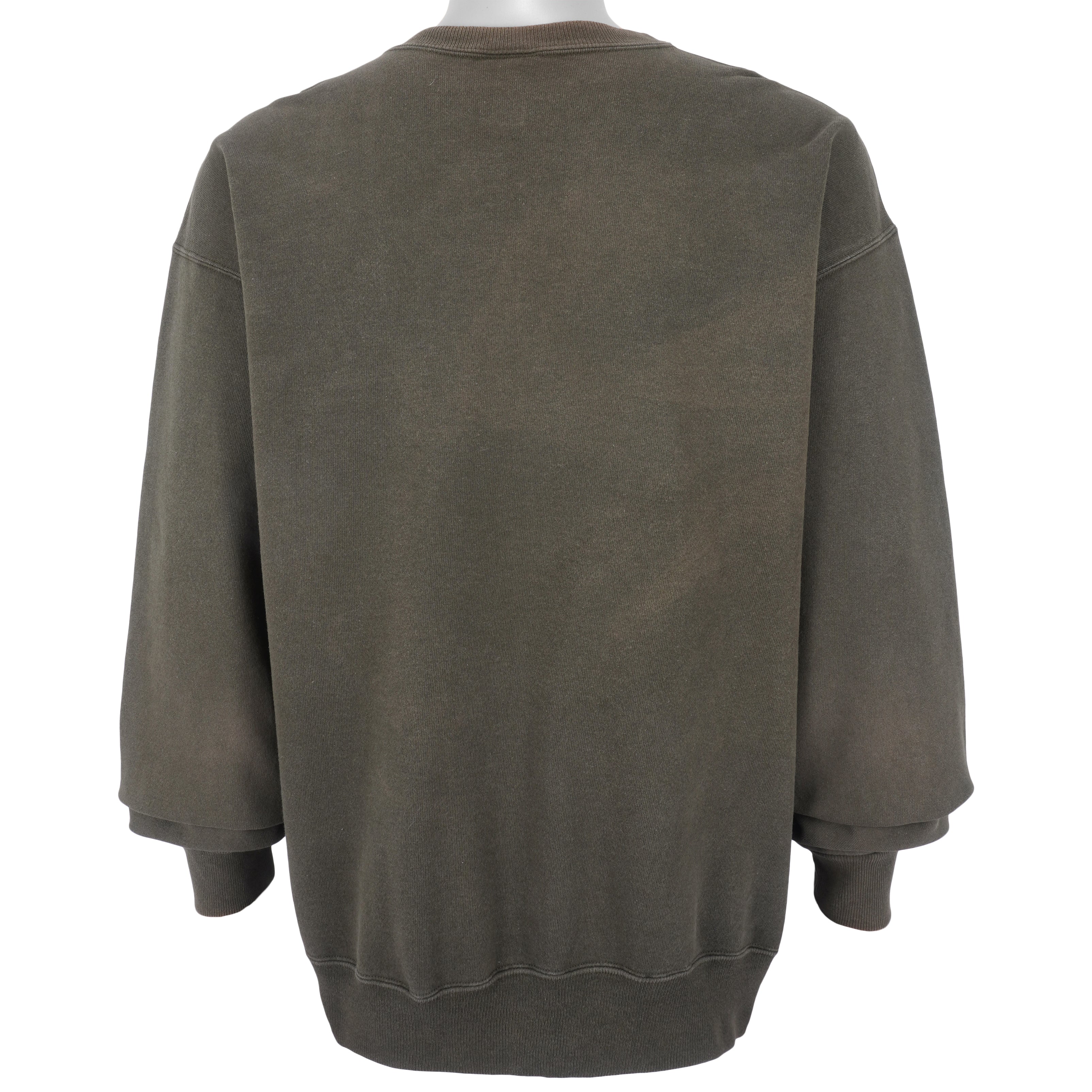 Champion - Dark Grey Classic Crew Neck Sweatshirt 1990s XX-Large Vintage Retor