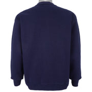 Vintage (Artex) - Blue Wolfe, Wildlife Fund Crew Neck Sweatshirt 1990s Large Vintage Retro