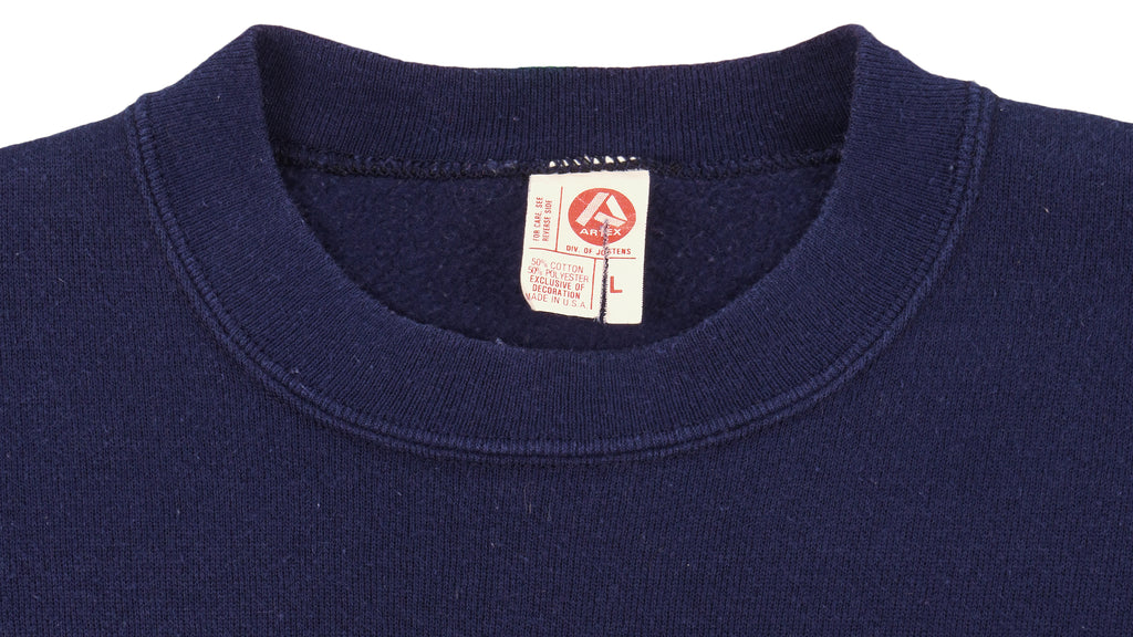 Vintage (Artex) - Blue Wolfe, Wildlife Fund Crew Neck Sweatshirt 1990s Large Vintage Retro