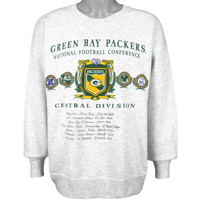 NFL (Nutmeg) - Green Bay Packers Crew Neck Sweatshirt 1990s X-Large