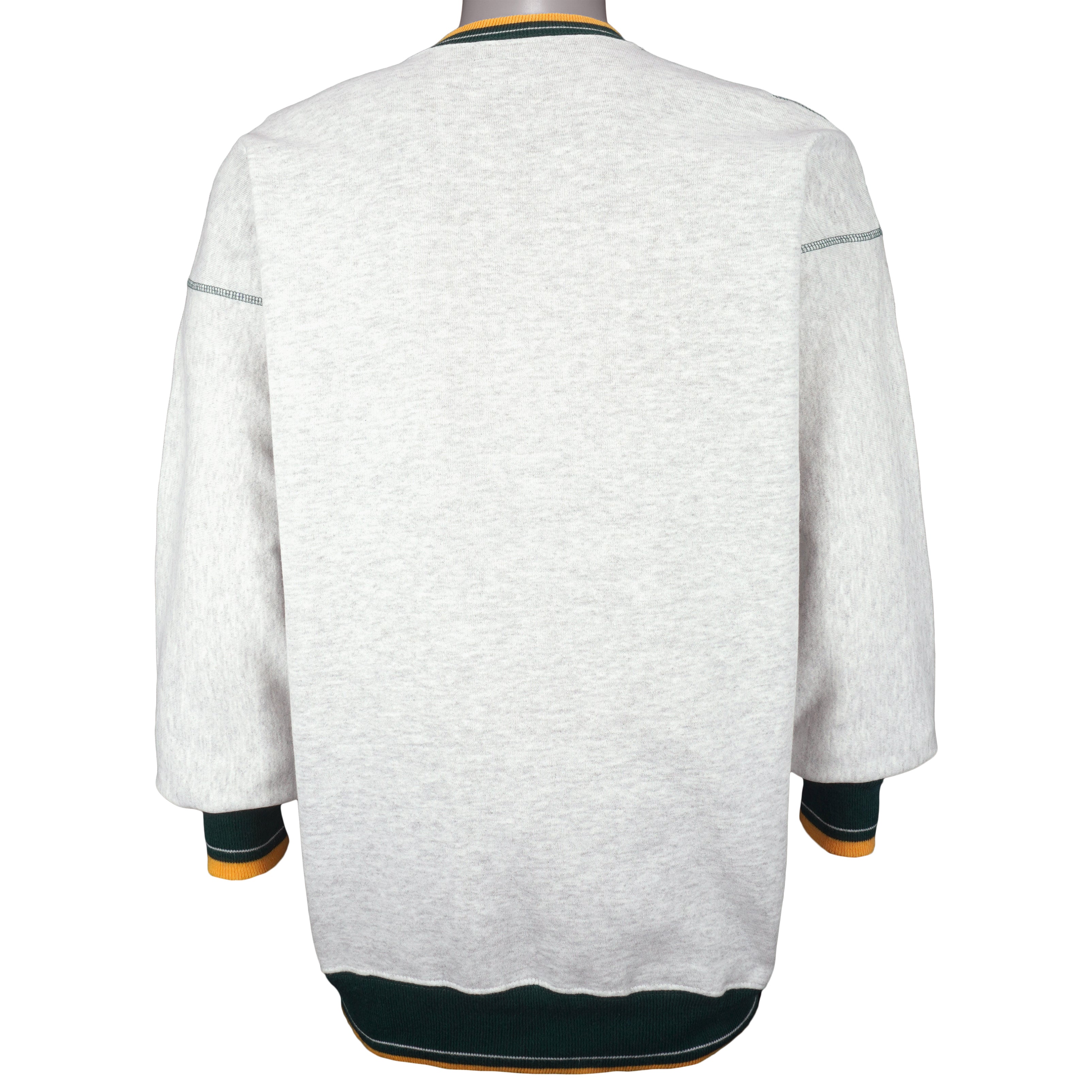 NFL (Legend) - Green Bay Packers Crew Neck Sweatshirt 1990s Large Vintage Retro Football