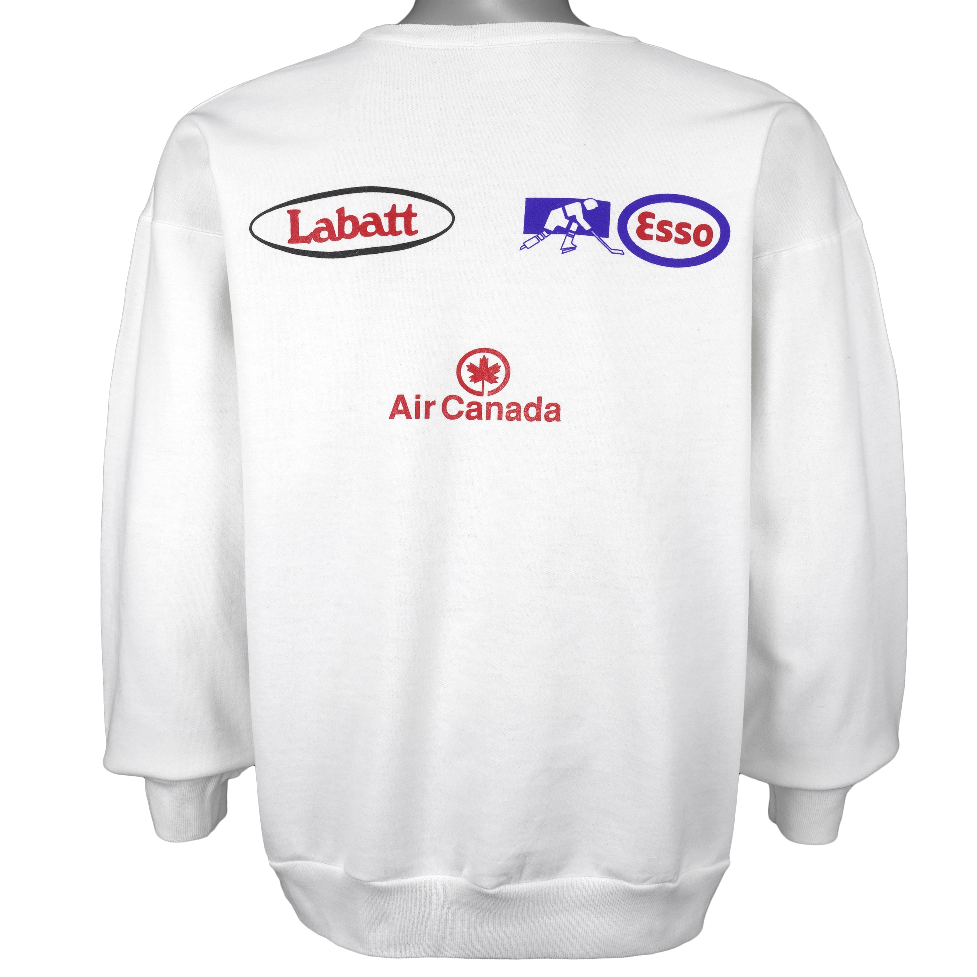 NHL - Canadas National Hockey Team Crew Neck Sweatshirt 1990 Large Vintage Retro