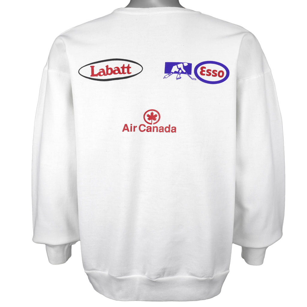 NHL - Canadas National Hockey Team Crew Neck Sweatshirt 1990 Large Vintage Retro