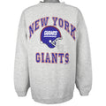 NFL (Logo 7) - New York Giants Spell-Out Sweatshirt 1995 XX-Large Vintage Retro Football