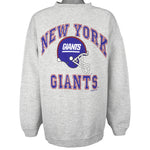 NFL (Logo 7) - New York Giants Spell-Out Sweatshirt 1995 XX-Large Vintage Retro Football